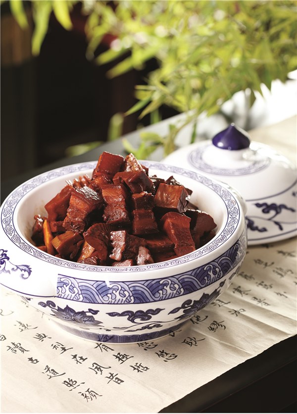 皖南红烧黑猪肉