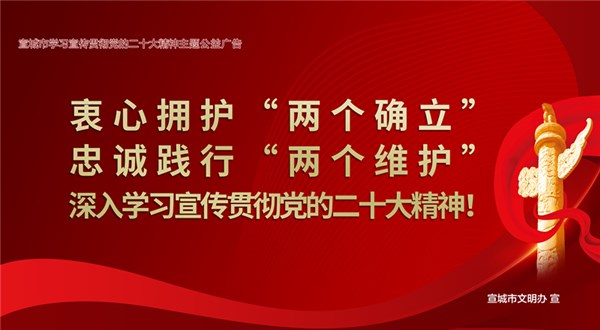 【公益广告】衷心拥护“两个确立”、忠诚践行“两个维护”，深入学习宣传贯彻党的二十大精神！